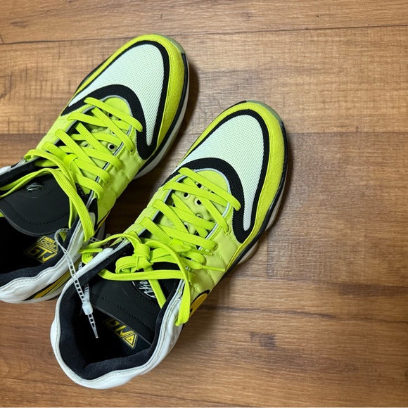 Nike Neon Yellow and Black Sneakers - Picture 2 of 5